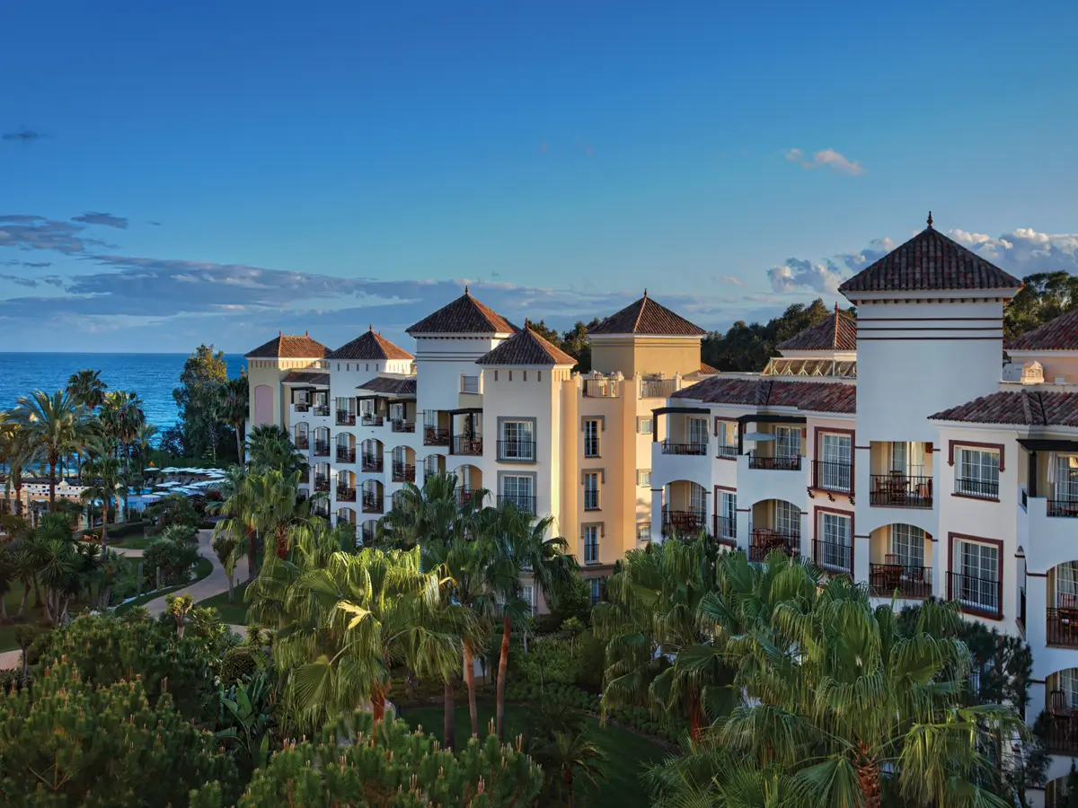 Exterior Aerial view of Marriott's Playa Andaluza, Costa del Sol, Spain
